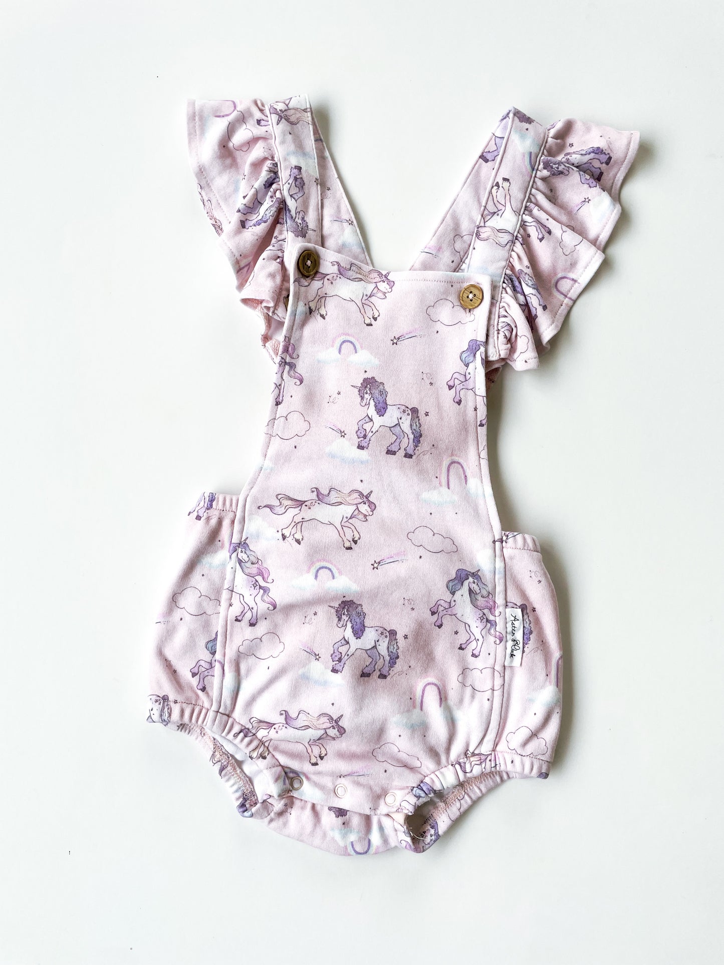 Aster and Oak Unicorn Playsuit (Size 2)