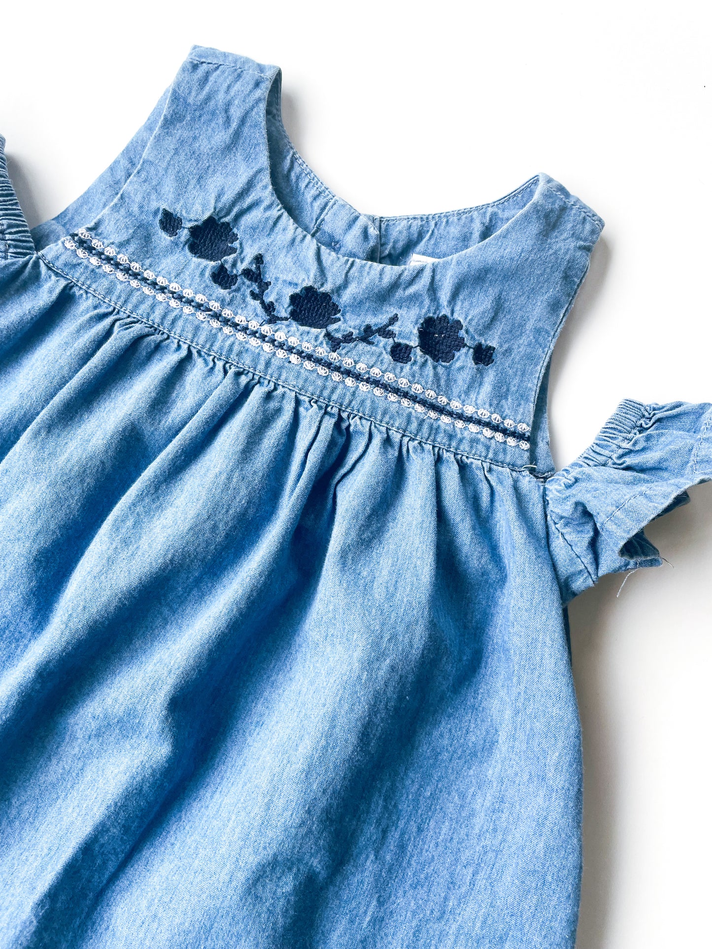 Teeny Weeny Chambray Dress (Size 1)