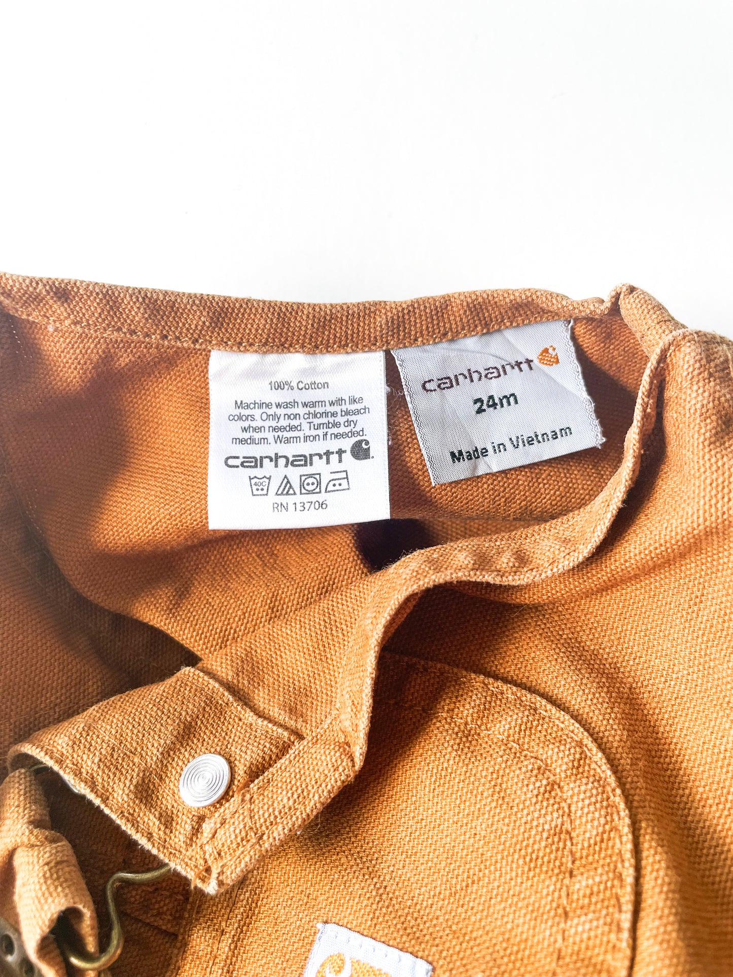 Carhartt Tan Overalls (24m)