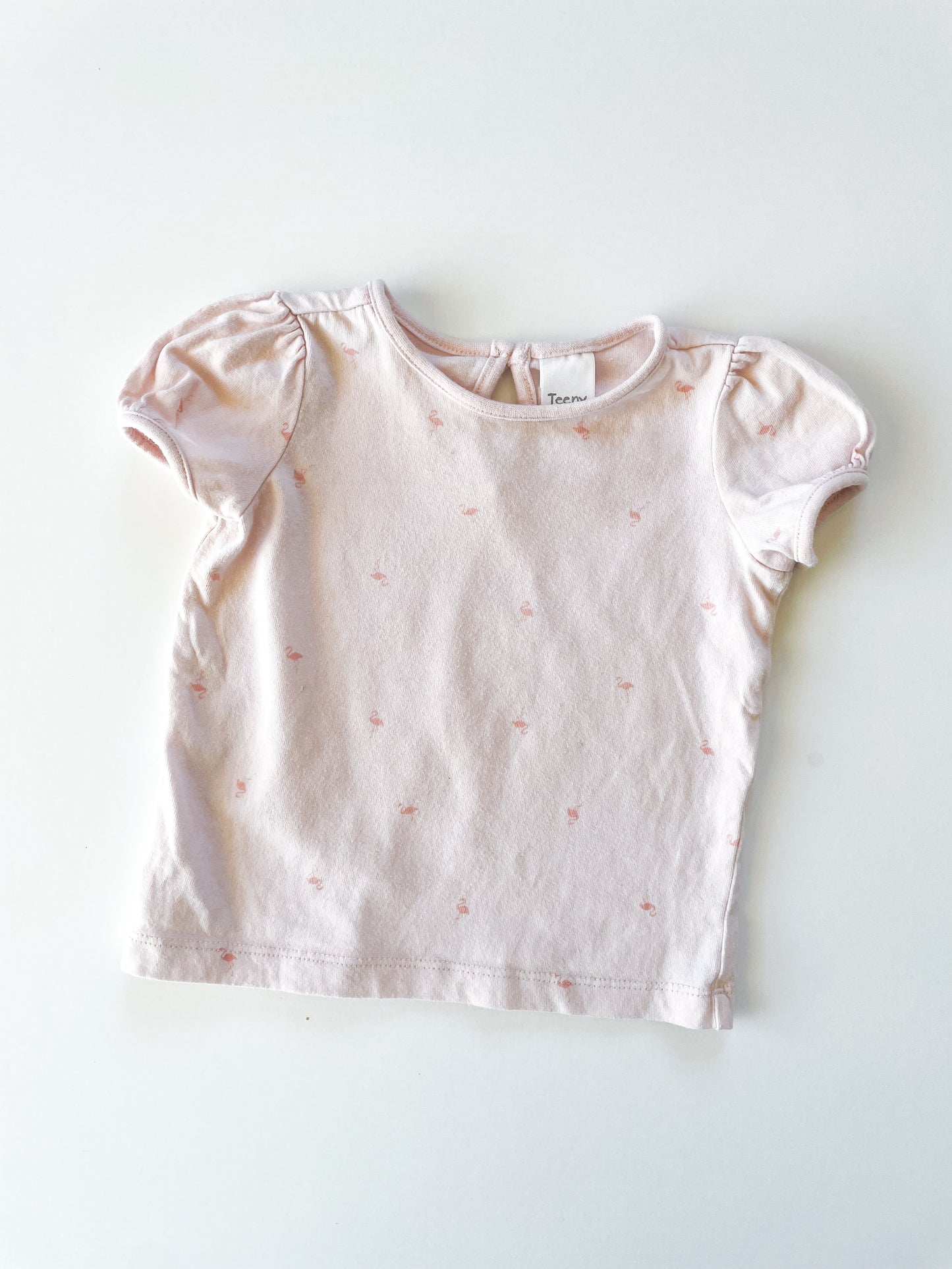 Teeny Weeny Flamingo Top (Size 1)