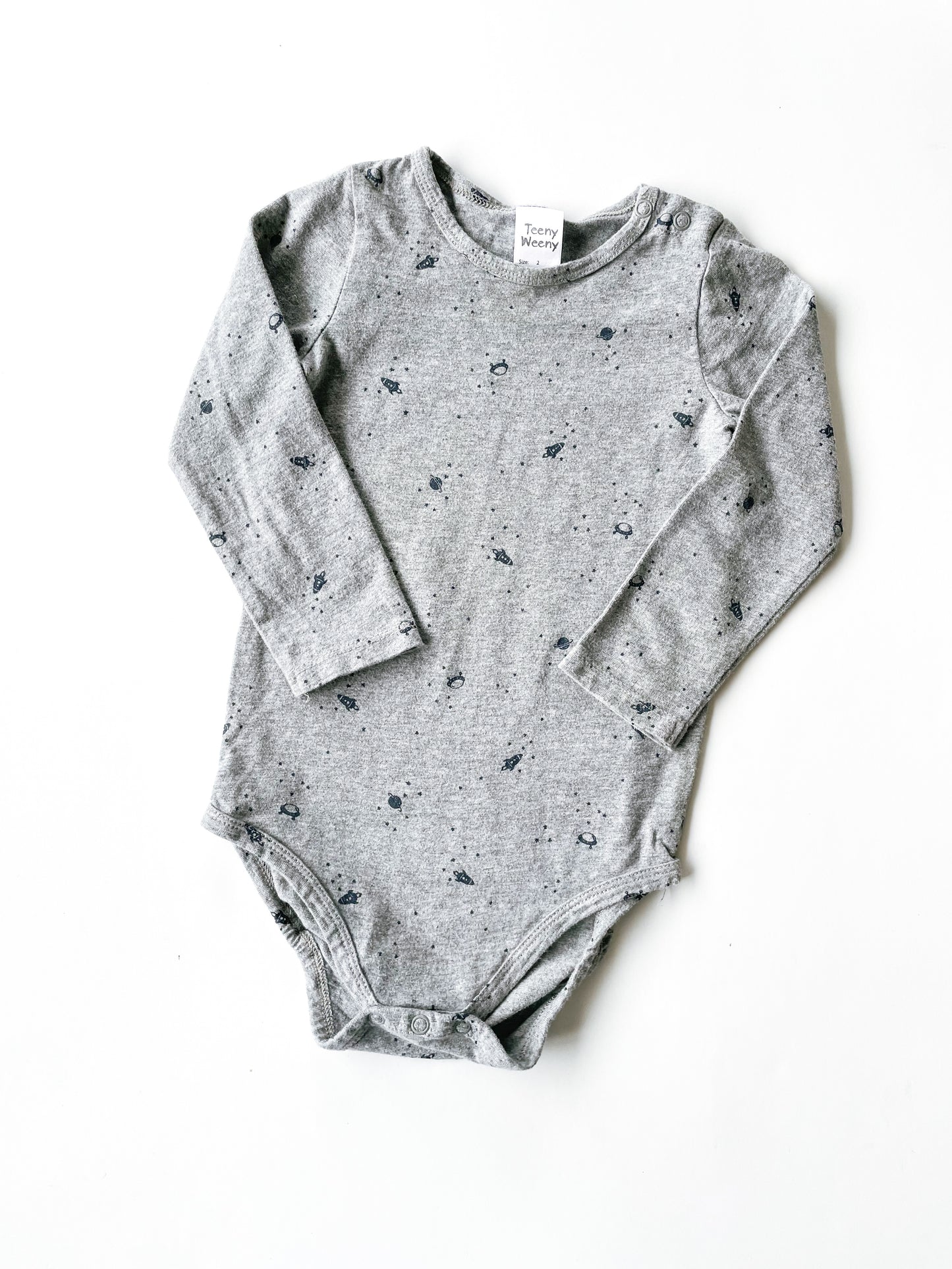 Teeny Weeny Space Bodysuit (Size 2)