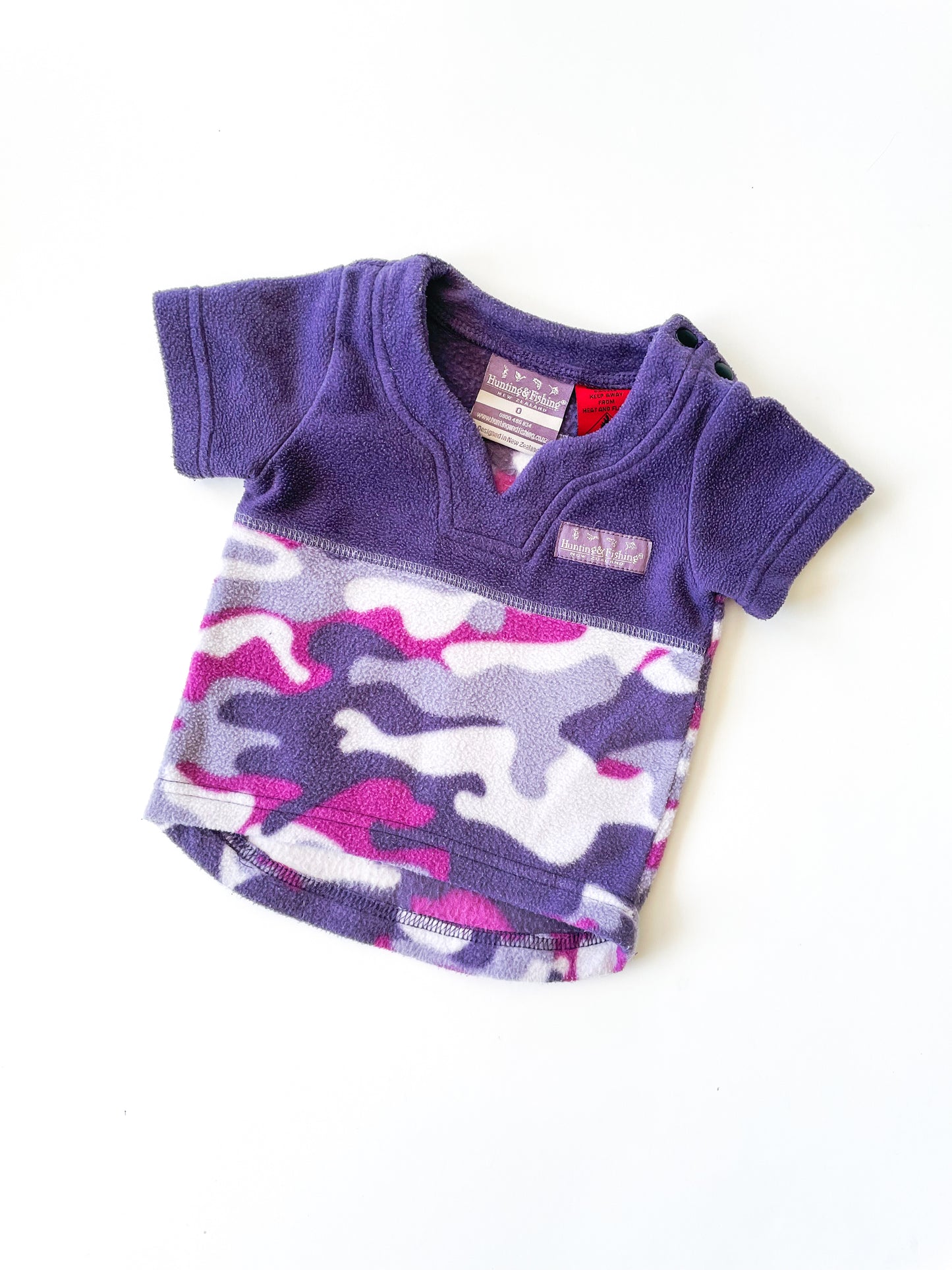 Hunting & Fishing Camo Fleece Top (6-12m)
