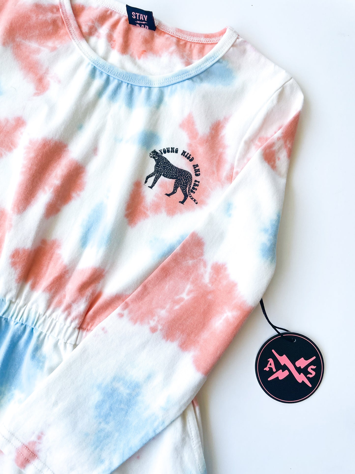 Alphabet Soup Tie Dye Dress BNWT (Size 6)