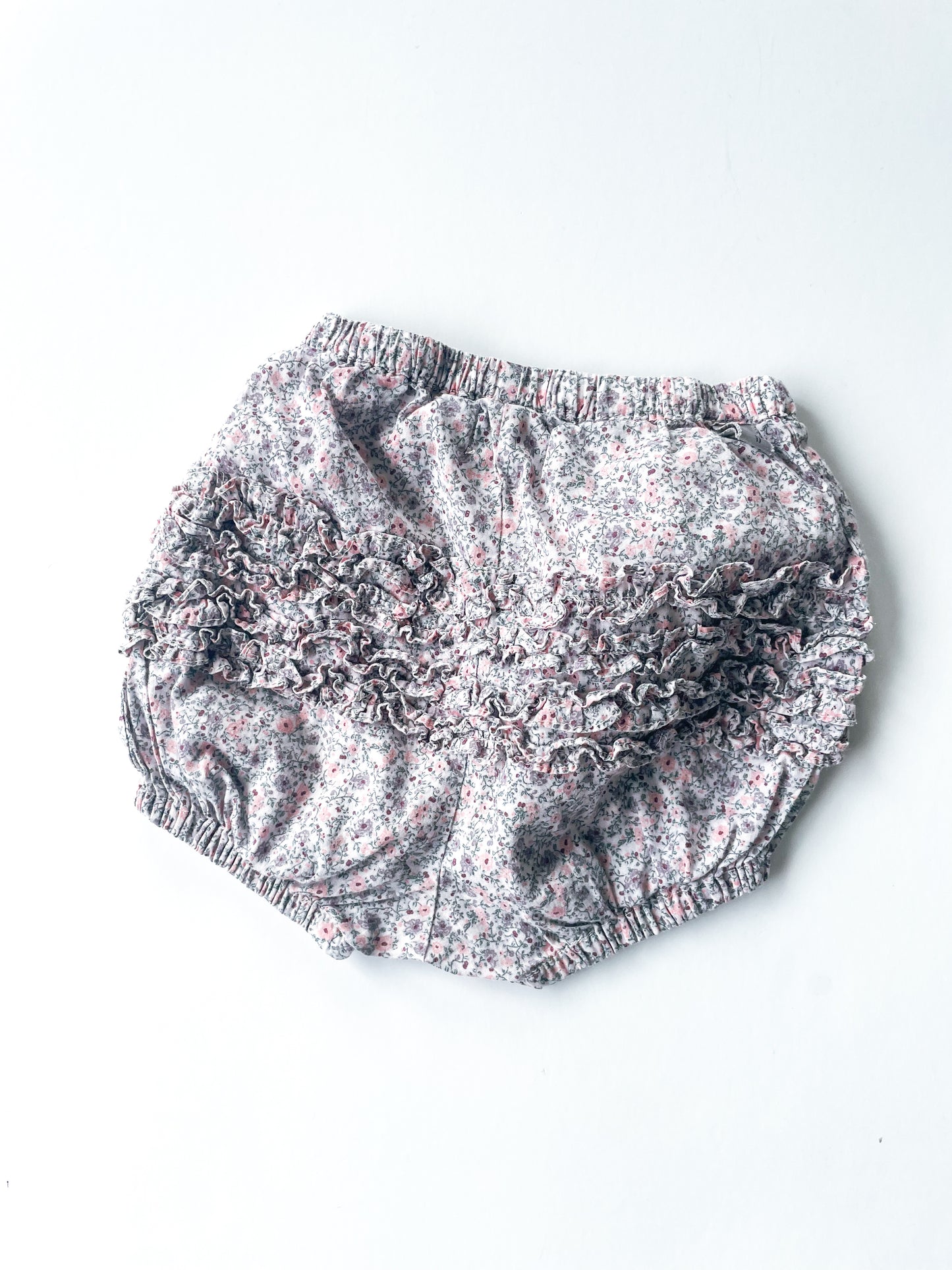 Wheat Floral Bloomers (0-3m)