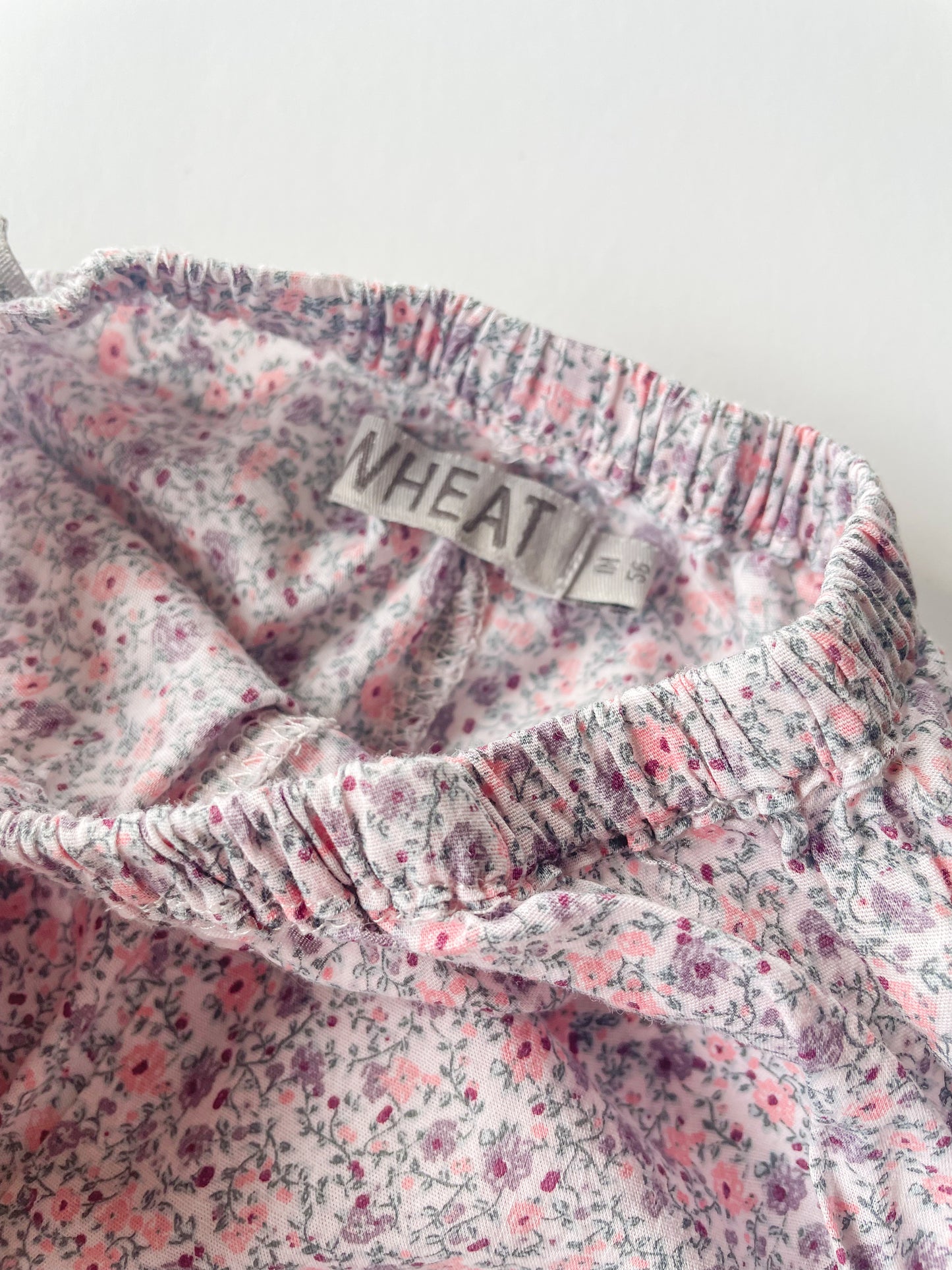 Wheat Floral Bloomers (0-3m)