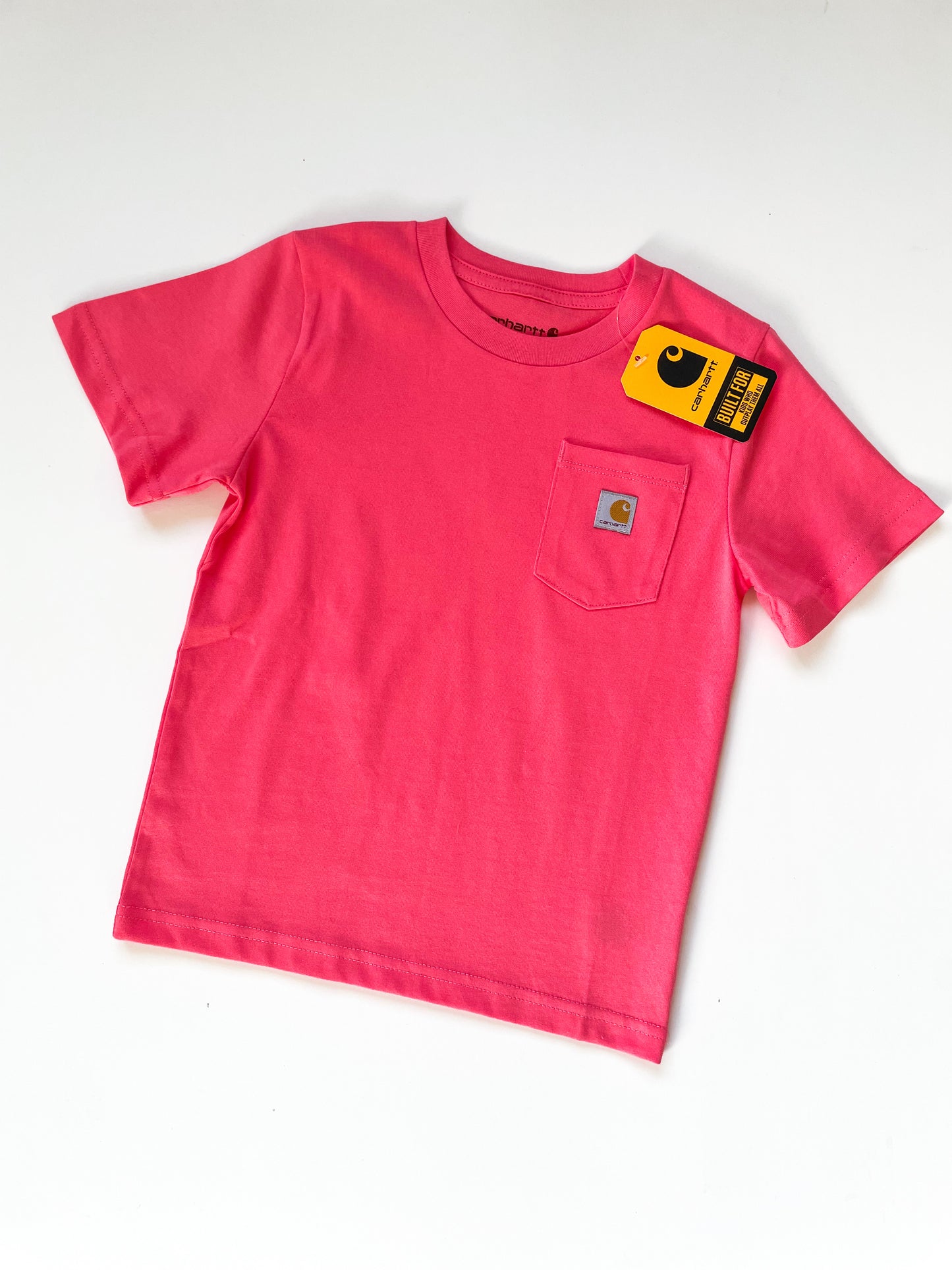 Carhartt Hot Pink Pocket Tee BNWT (Size 4)