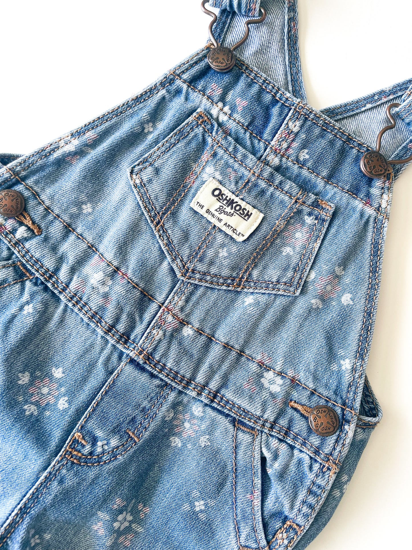 Oshkosh Floral Overalls (9m)