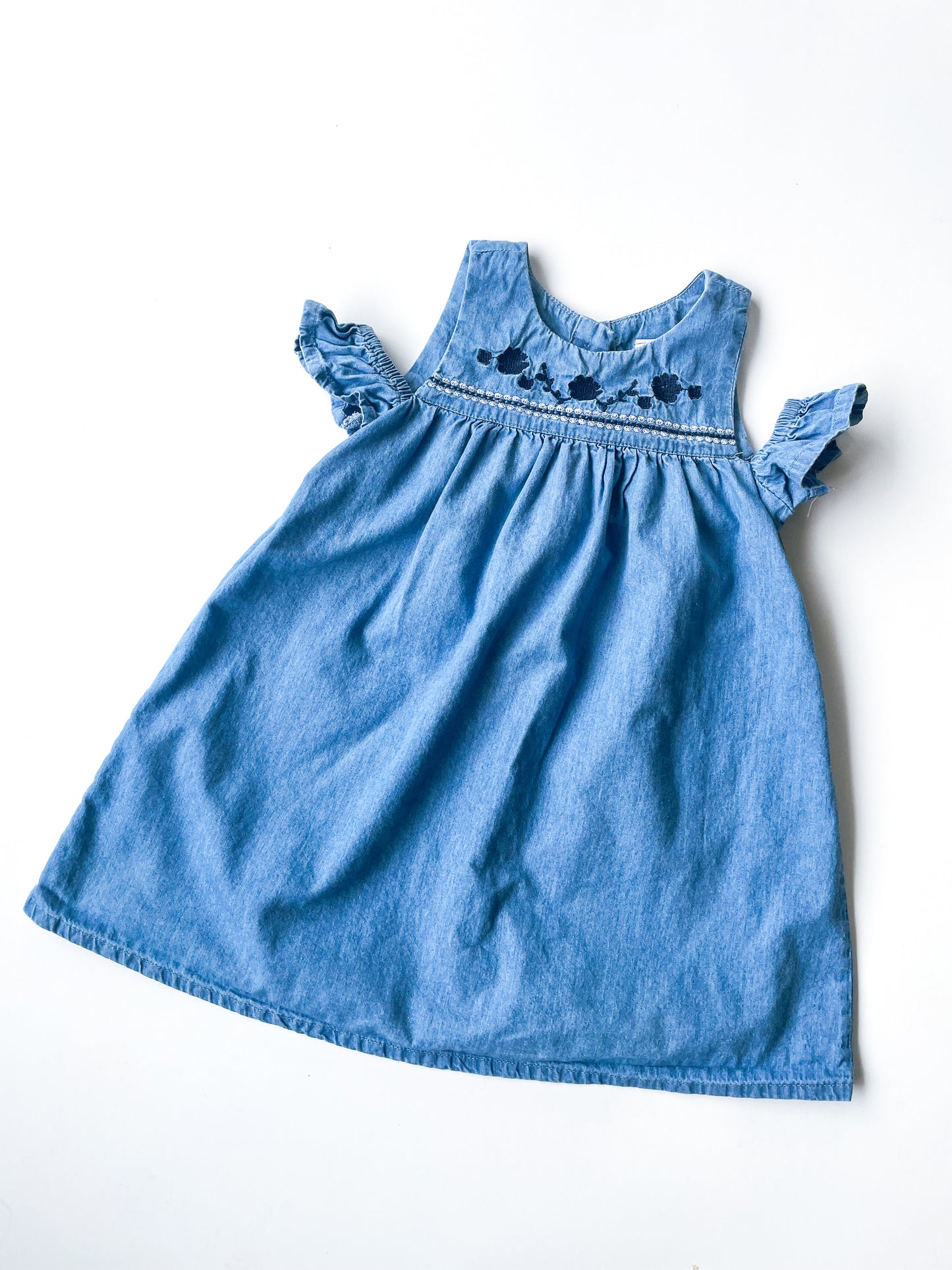 Teeny Weeny Chambray Dress (Size 1)