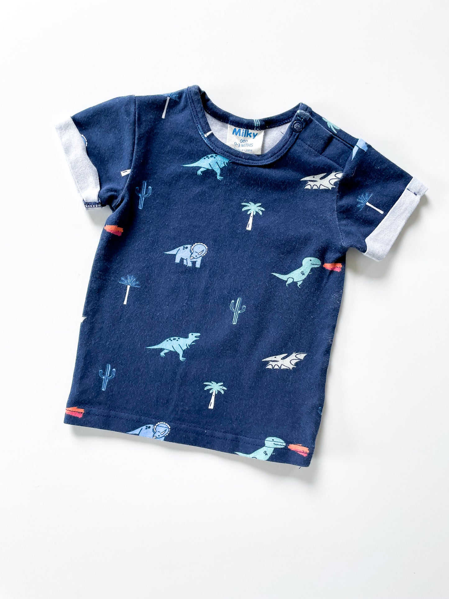 Milky Dinosaur Top (0-3m)