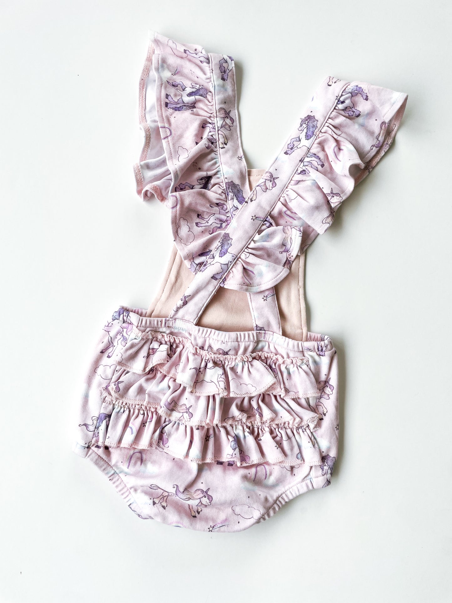 Aster and Oak Unicorn Playsuit (Size 2)
