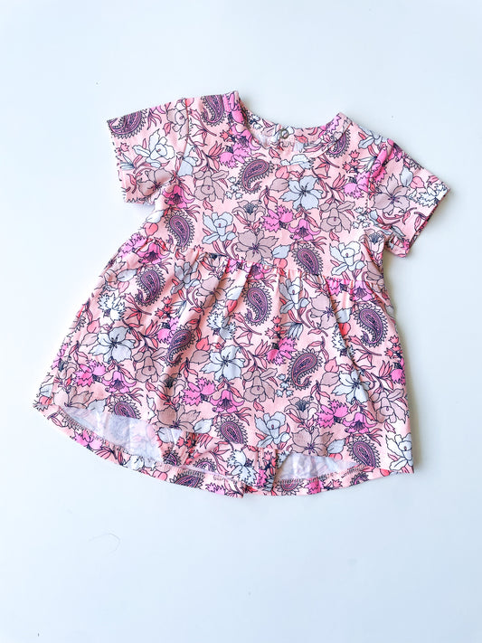 Milky Floral Dress BNWOT (3-6m)