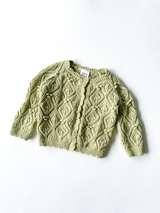 Teeny Weeny Knit Cardigan (3-6m)