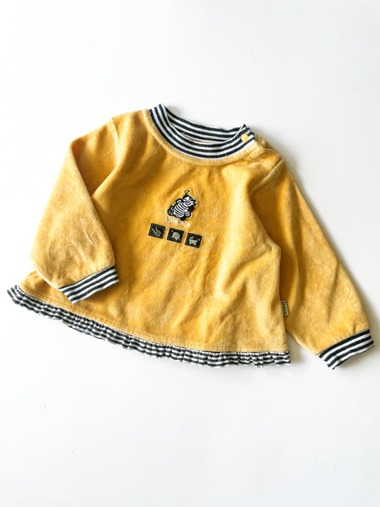Vintage Pumpkin Patch Velvet Top (Size 1)