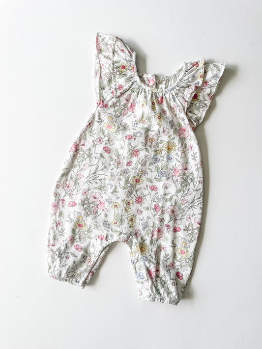 Next Floral Romper (Newborn)