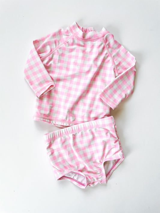 Cotton On Gingham Swimsuit (3-6m)