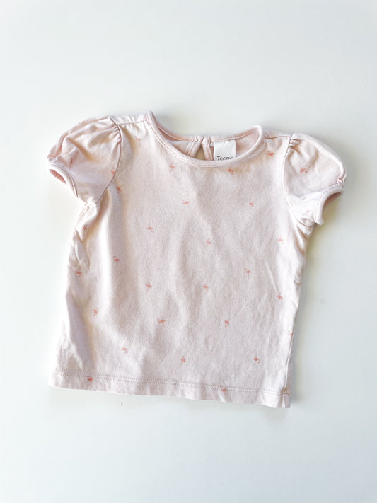 Teeny Weeny Flamingo Top (Size 1)