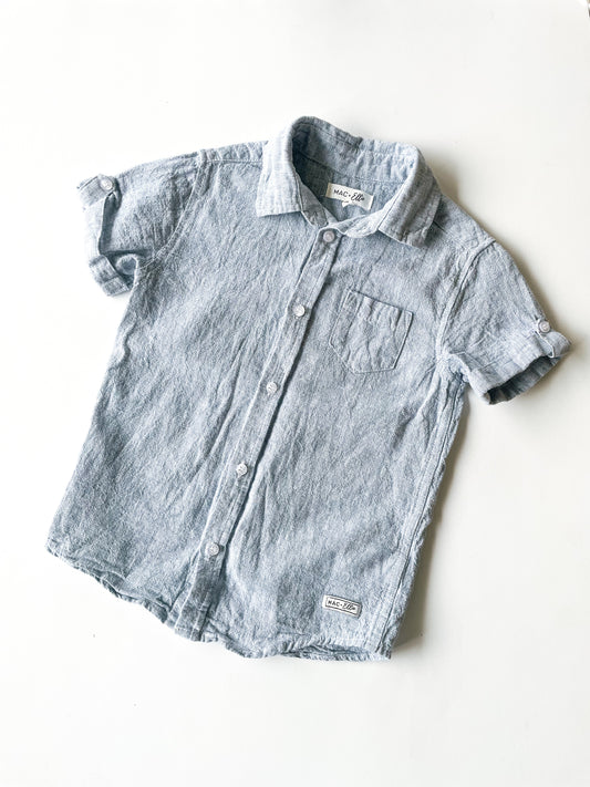 Mac+Ellie Linen/Cotton Shirt (Size 4)