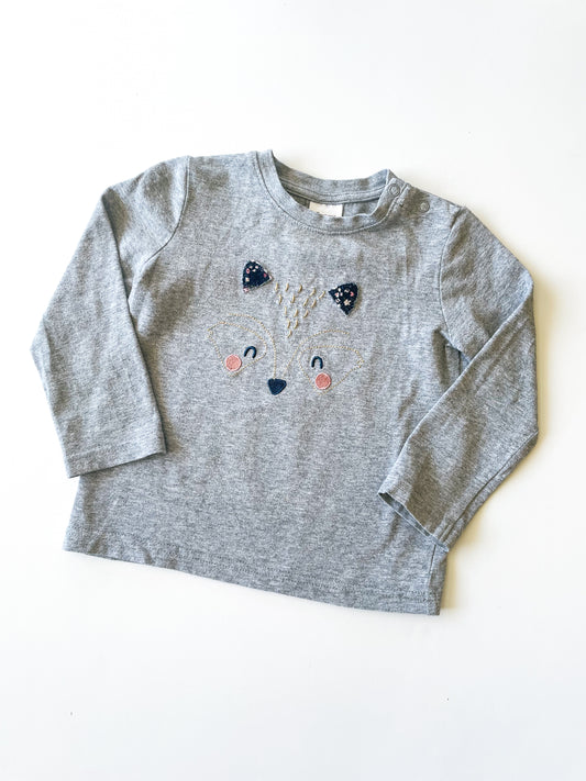 Teeny Weeny Fox Top (Size 1)