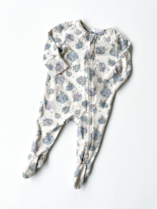 Cotton On Cream Floral All in One (0-3m)