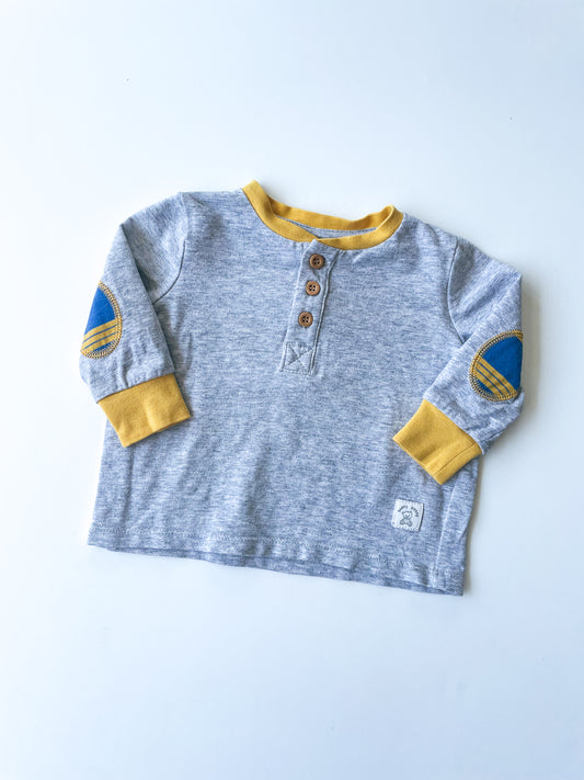 Teeny Weeny Henley Top (0-3m)