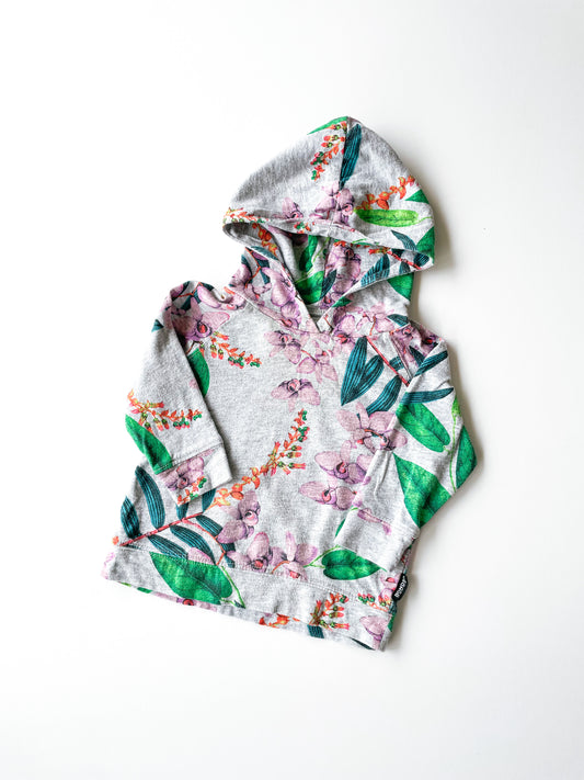 Bonds Lightweight Floral Hoodie (0-3m)