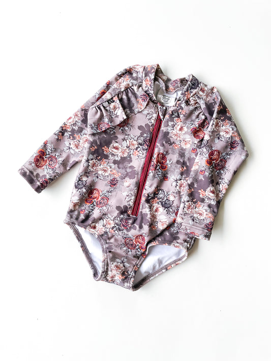 The Vintage Plume Floral Swimsuit BNWT (3-6m)
