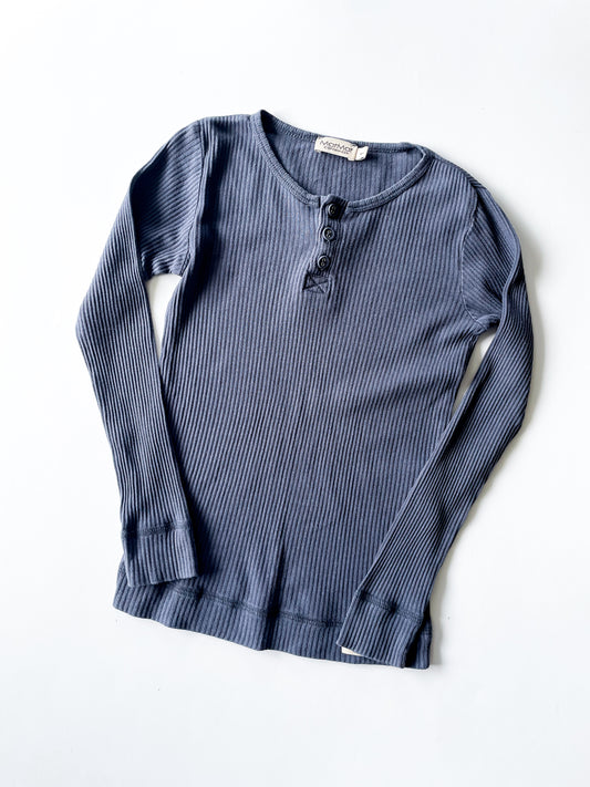 MarMar Copenhagen Rib Henley Top (Size 6)