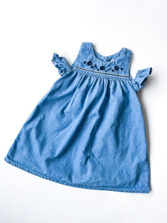 Teeny Weeny Chambray Dress (Size 1)