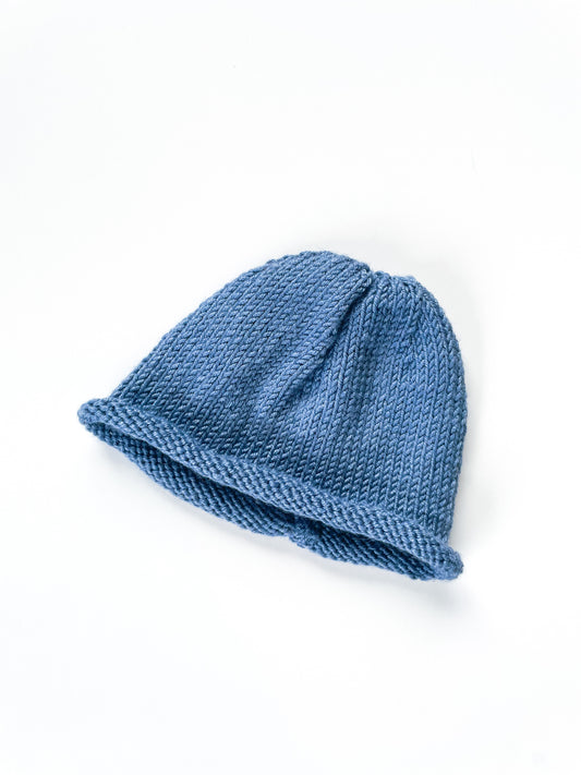 Hand Knit Beanie (0-3m)