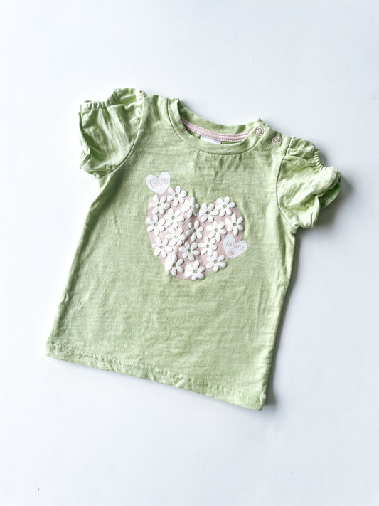 Teeny Weeny Floral Top (6-12m)